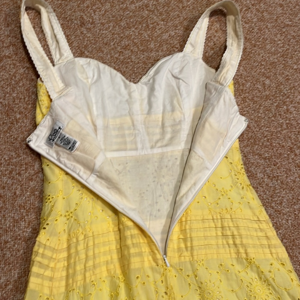 Lilly Pulitzer Yellow Eyelet Sundress - Picture 8 of 8